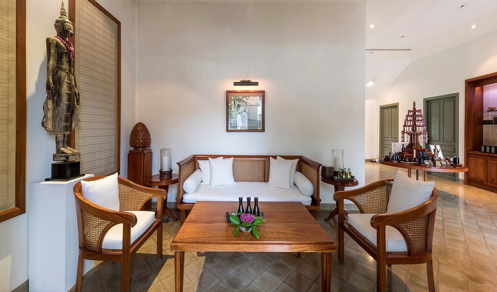 Không gian lounge spa dùng cho trao đổi cộng đồng